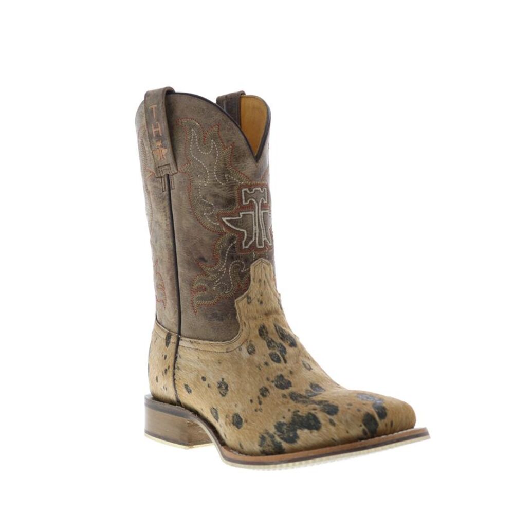 Tin Haul Mens Hairston Buffalo Sole Brown Boots (NWT) - Picture 2 of 7